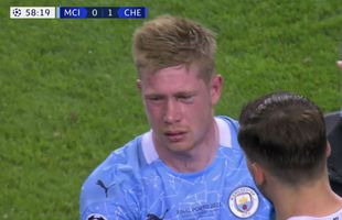 Momente dramatice în City - Chelsea! De Bruyne a ieșit în lacrimi de pe teren