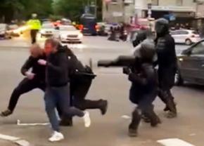 Cântece în stadion, bătaie pe străzi! » Imagini filmate cu o oră înaintea barajului Dinamo - U Cluj