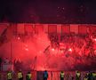Ultrașii Stelei au așteptat retrogradarea lui Dinamo și au împânzit Bucureștiul cu același mesaj, la miezul nopții!