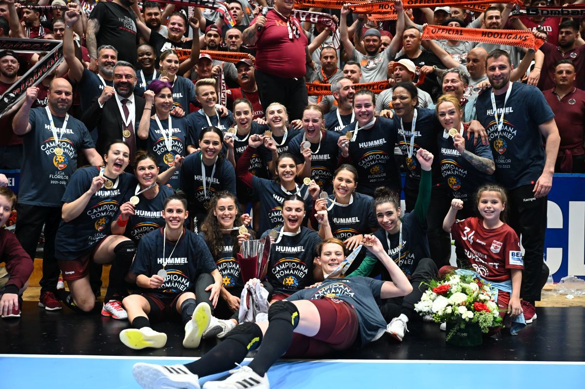 Rapid, campioana României după 19 ani! CSM București a câștigat degeaba cu Minaur Baia Mare