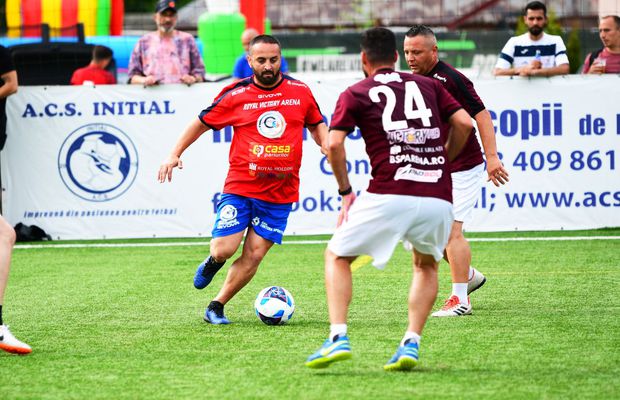 Cum s-au mișcat „UEFAantasticii” pe sinteticul din Ghencea » Imagini tari: „atleții” Rădoi, Dică, Iencsi, Niculae + cine „a rupt” cântarul