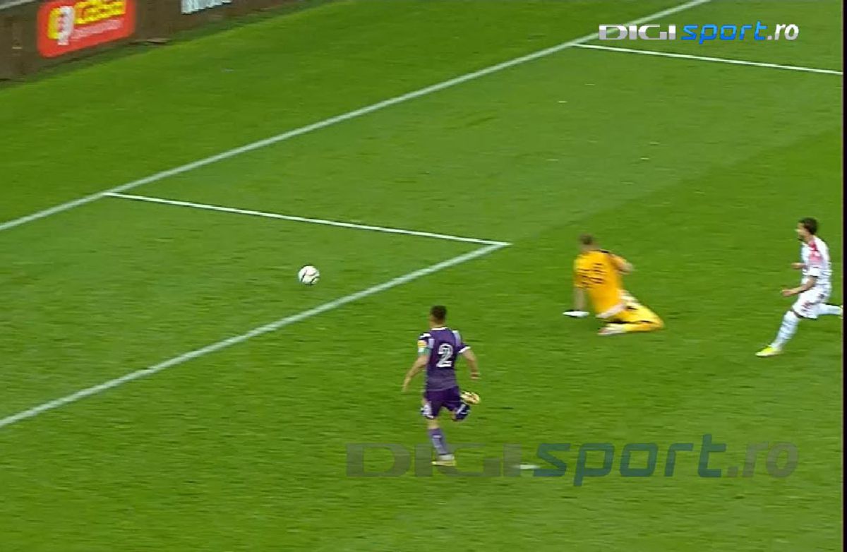 Al doilea gol al lui Ghezali din meciul Dinamo - FC Argeș