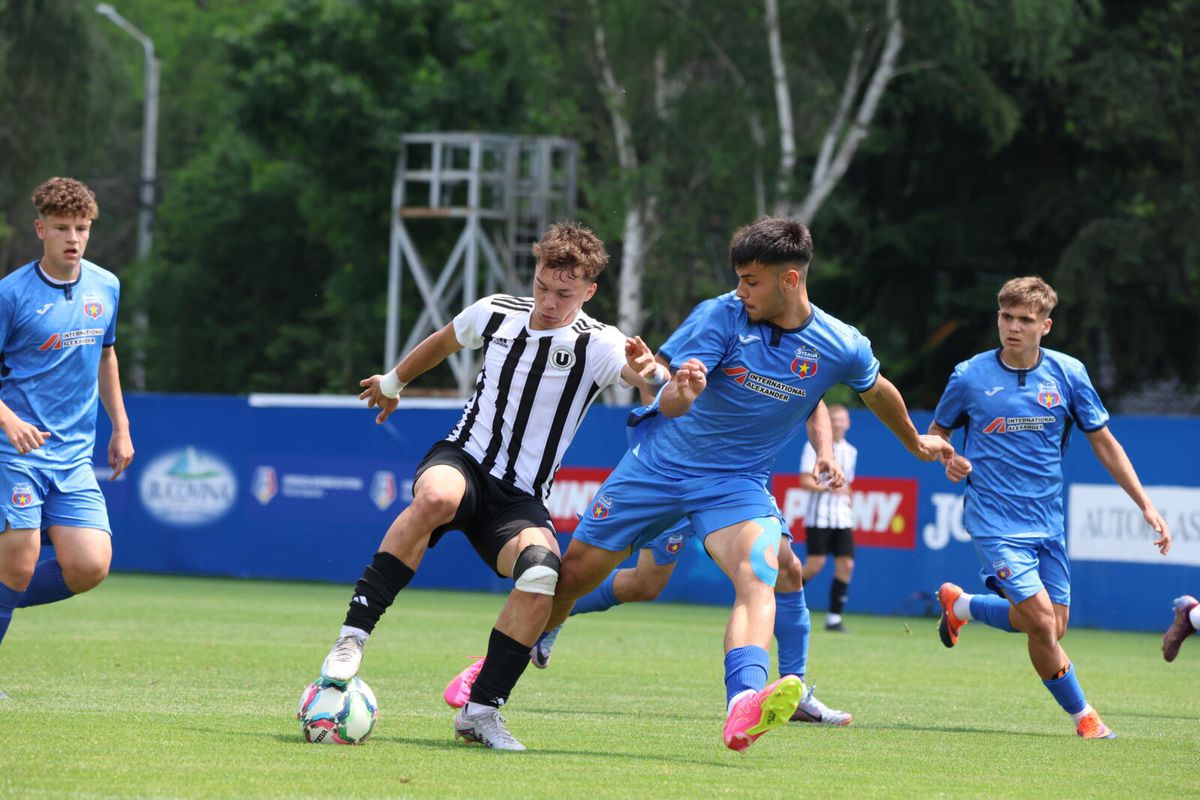 CSA Steaua - U Cluj, finala Ligii Elitelor U17