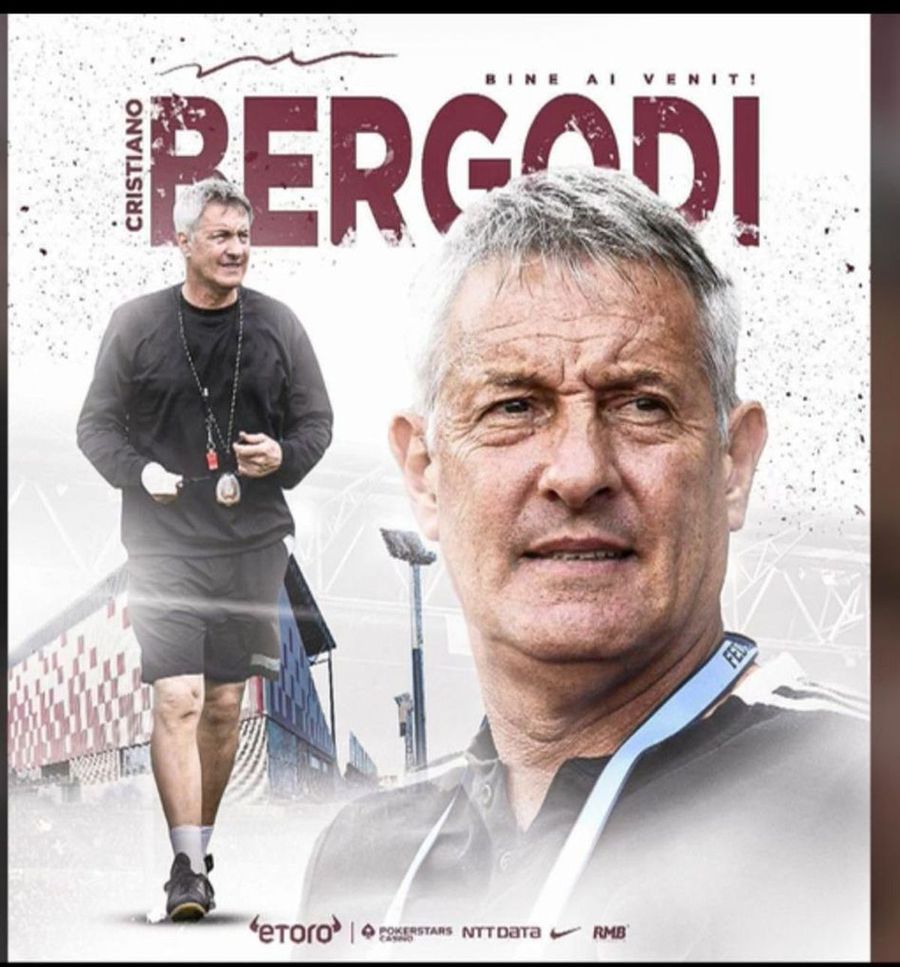 EPIC FAIL » CFR Cluj a postat imaginea de prezentare a noului antrenor, deși Dan Petrescu n-a plecat!