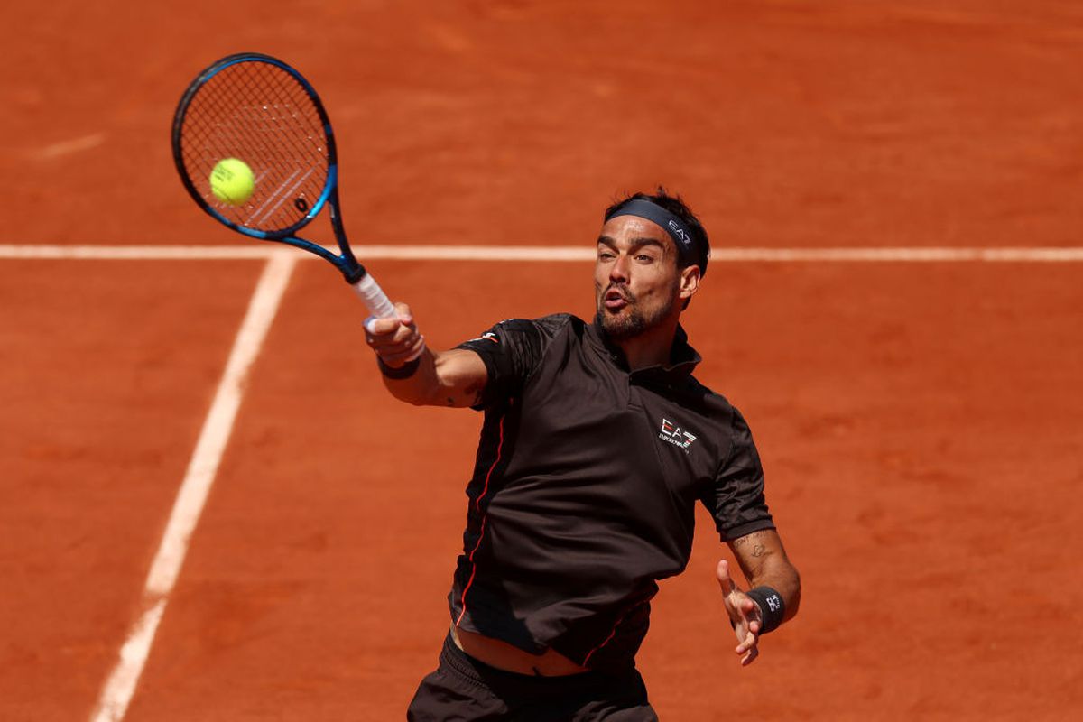 Felix Auger-Aliassime, eliminat de Fognini în primul tur de la Roland Garros 2023