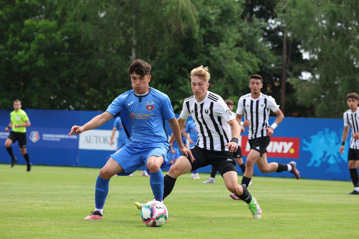 CSA Steaua - U Cluj, finala Ligii Elitelor U17