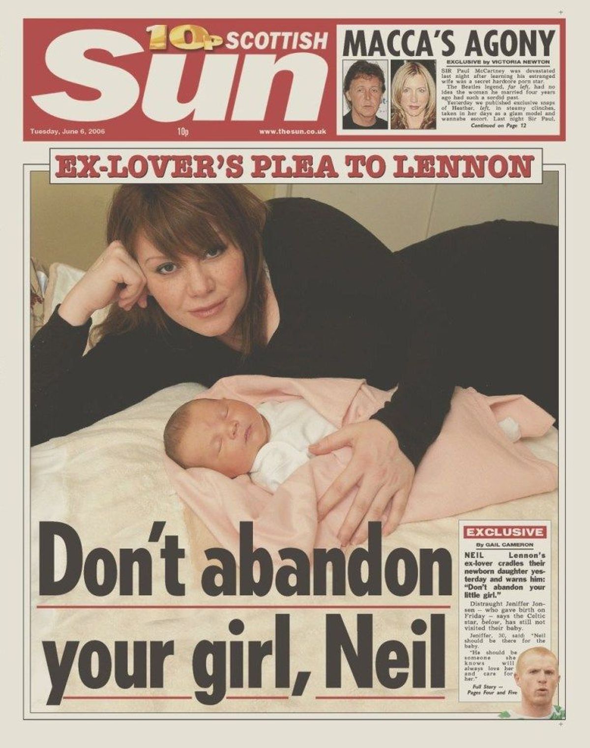 Neil Lennon, pe prima pagină a tabloidelor din Scoția » Război total cu fosta parteneră: „Nu ceda puterii copleșitoare a inamicului”