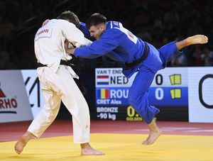 Judoka Alex Creț este sigur de calificarea la Paris » Delegația României ajunge la 90 de sportivi