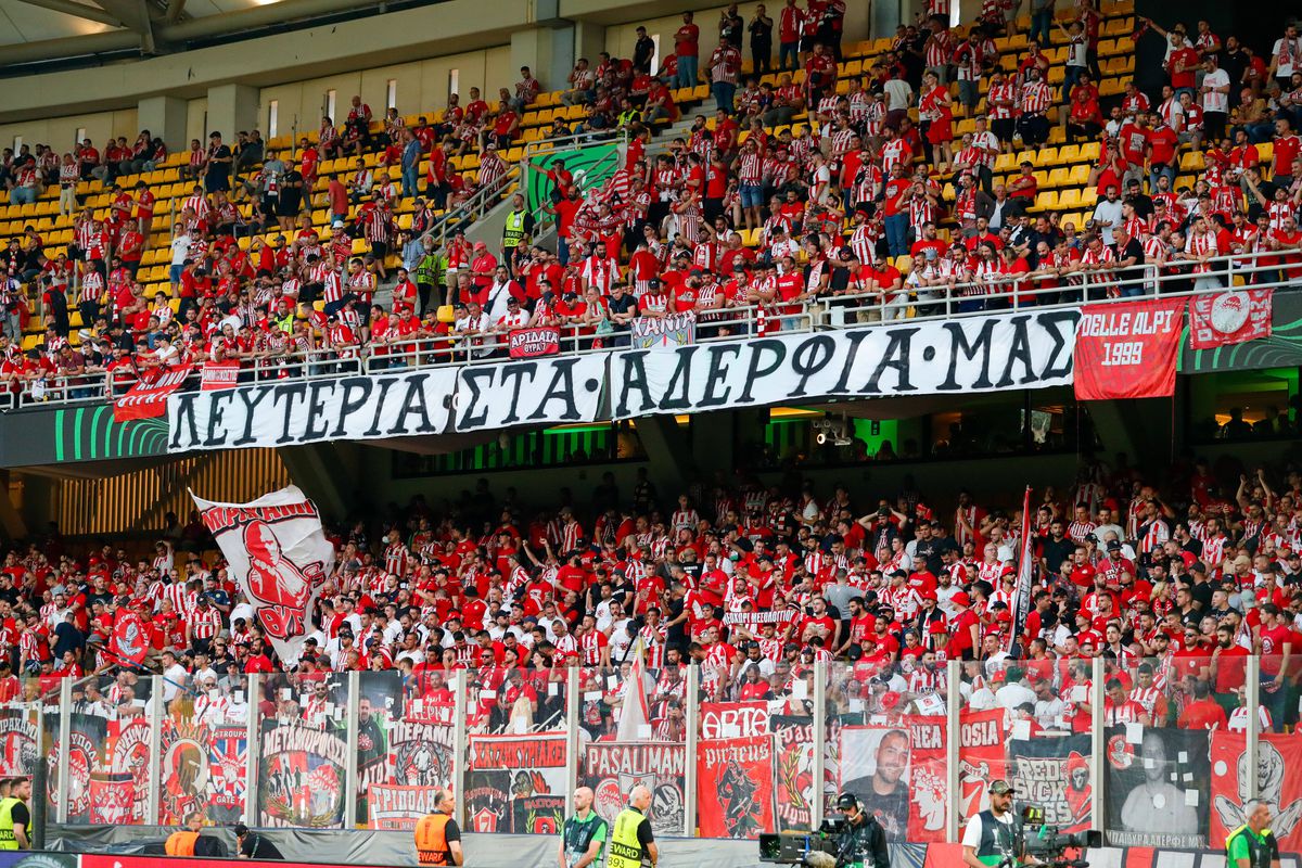 Cele mai spectaculoase imagini de la Olympiakos - Fiorentina, finala Conference League