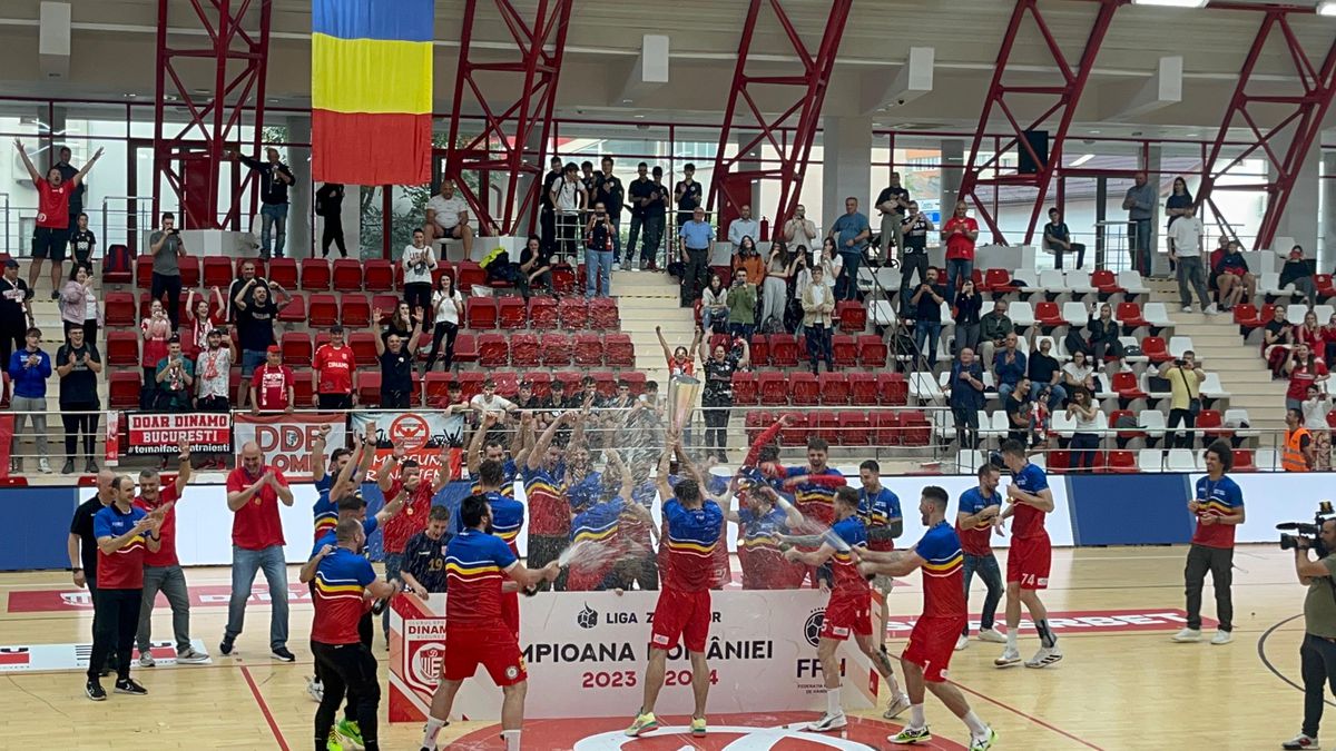 Dinamo a sărbătorit câștigarea campionatului la handbal masculin