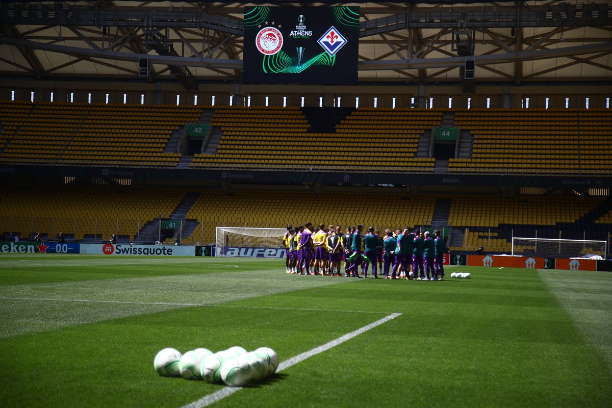 Imagini spectaculoase cu OPAP Arena, gazda finalei Conference League