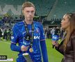 Cole Palmer, cu trofeul în pantaloni după finala Conference League