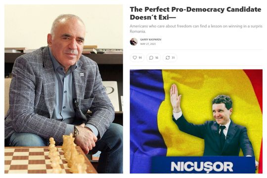 Garry Kasparov și poziția lui despre alegerile din România