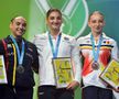 Ana Maria Bărbosu, cu medalia de bronz, pe podiumul Campionatelor Europene. Foto: Imago Images