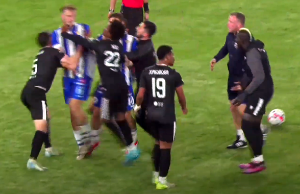 Final uluitor de meci: 9 cartonașe roșii!