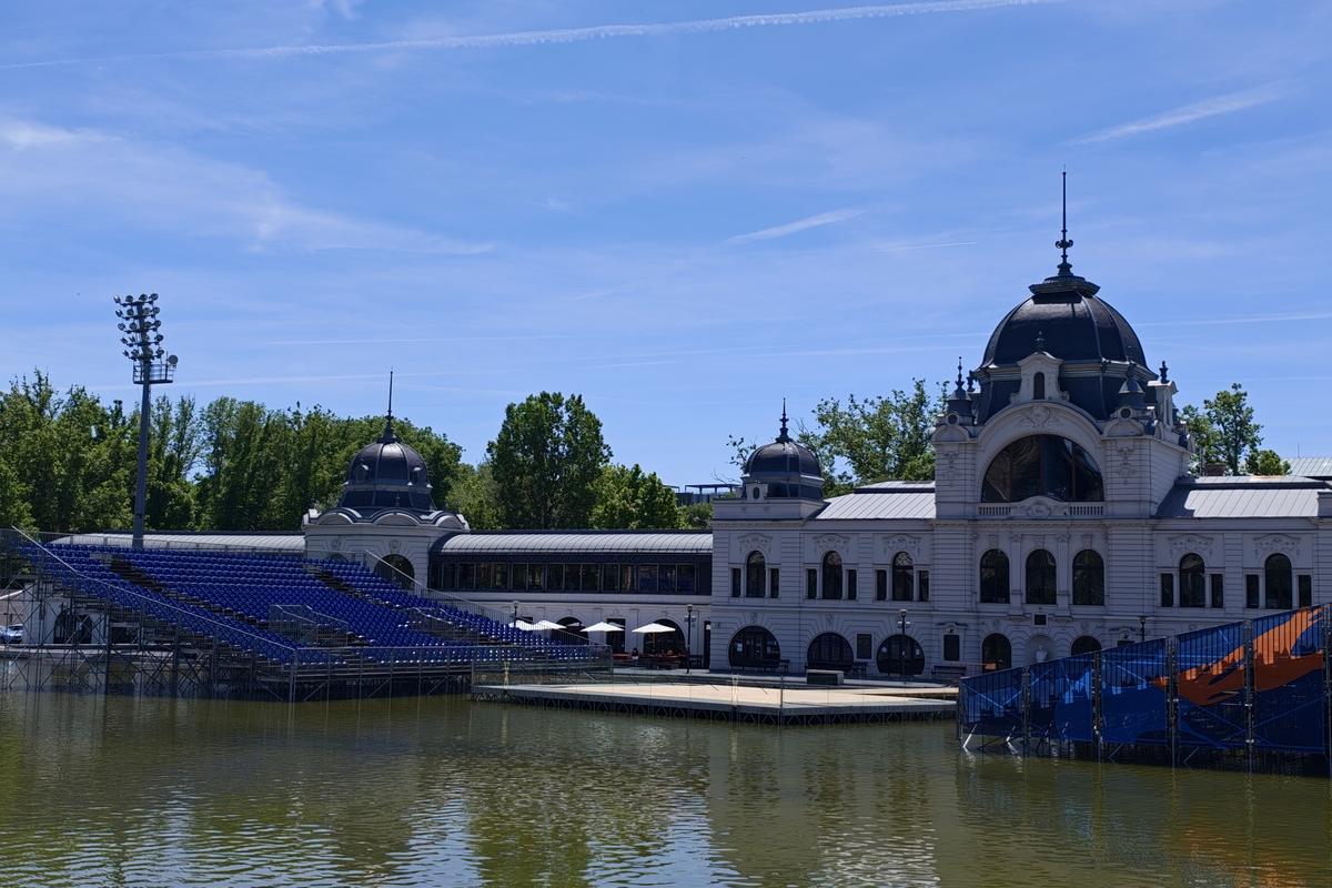 Imagini din fanzone-ul din Budapesta