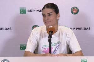 Sorana Cîrstea, conferință de presă de opt minute la Roland Garros + întrebare despre atacul cu dronă
