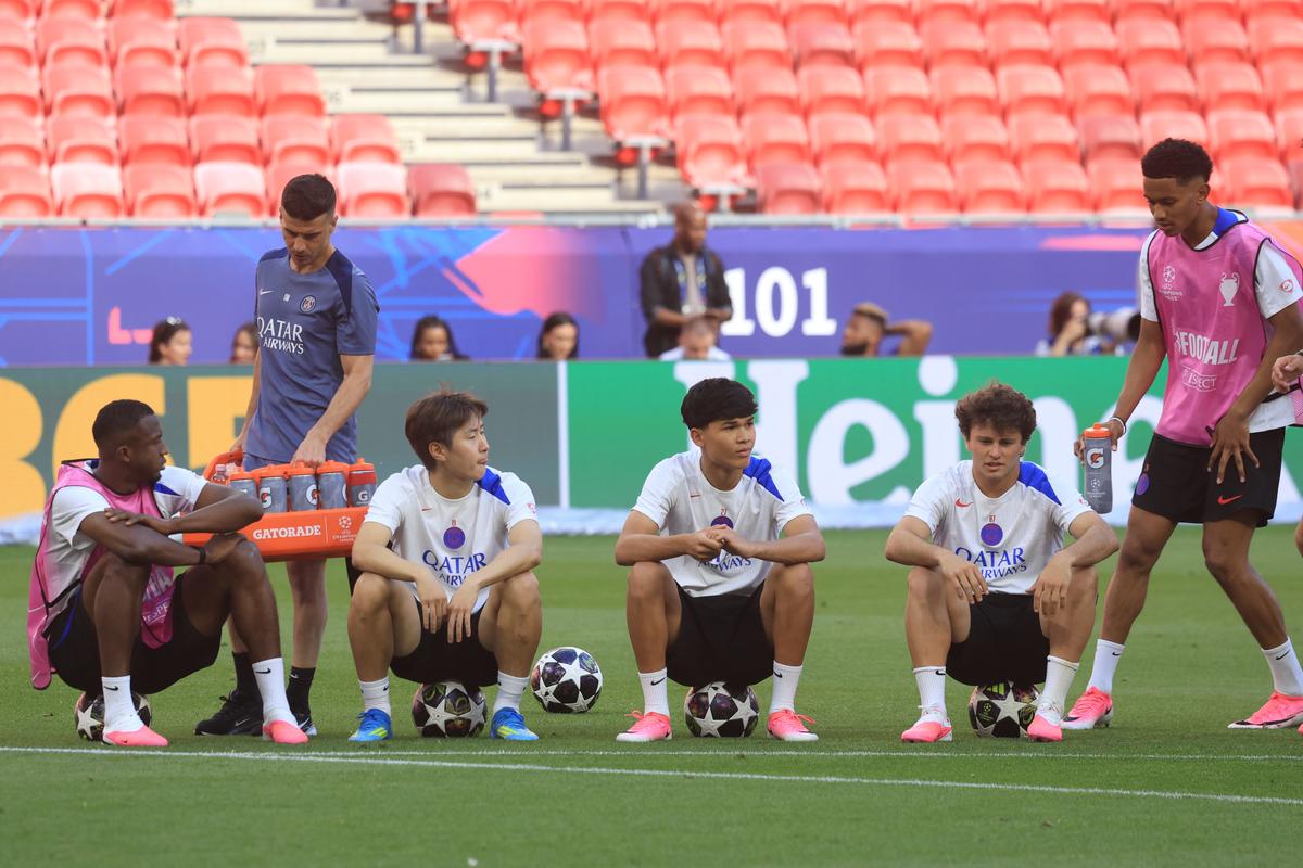 Imagini de la antrenamentul oficial al lui PSG