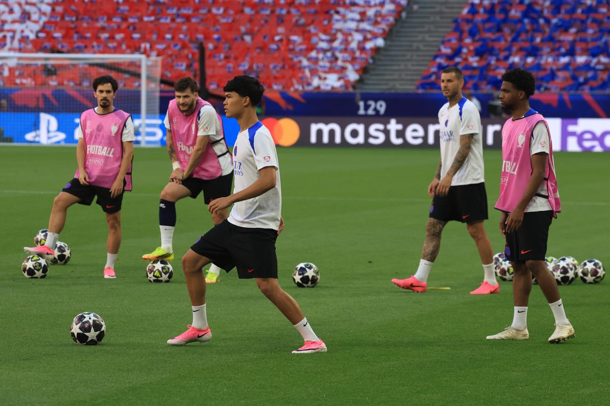 Imagini de la antrenamentul oficial al lui PSG