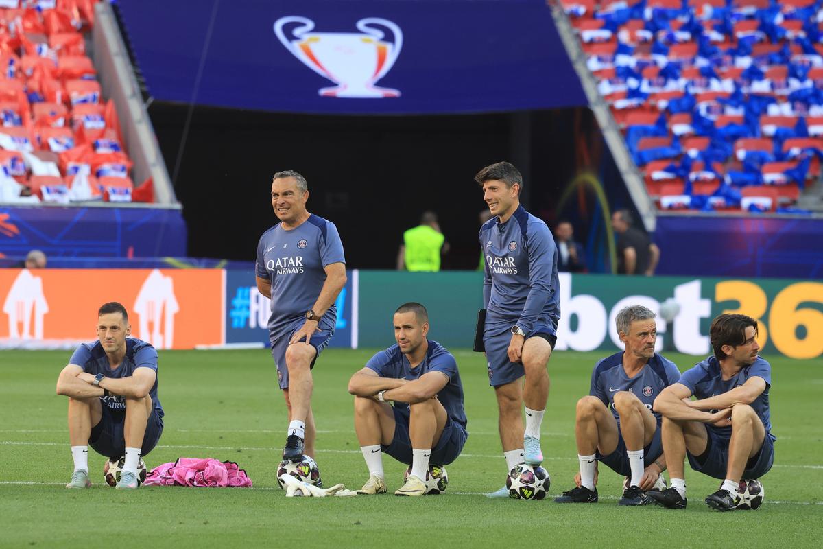 Imagini de la antrenamentul oficial al lui PSG
