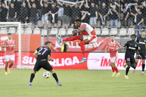 Dinamo i-a anunțat plecarea lui Kennedy Boateng chiar înainte de meciul cu FCSB // foto: Cristi Preda (GSP)