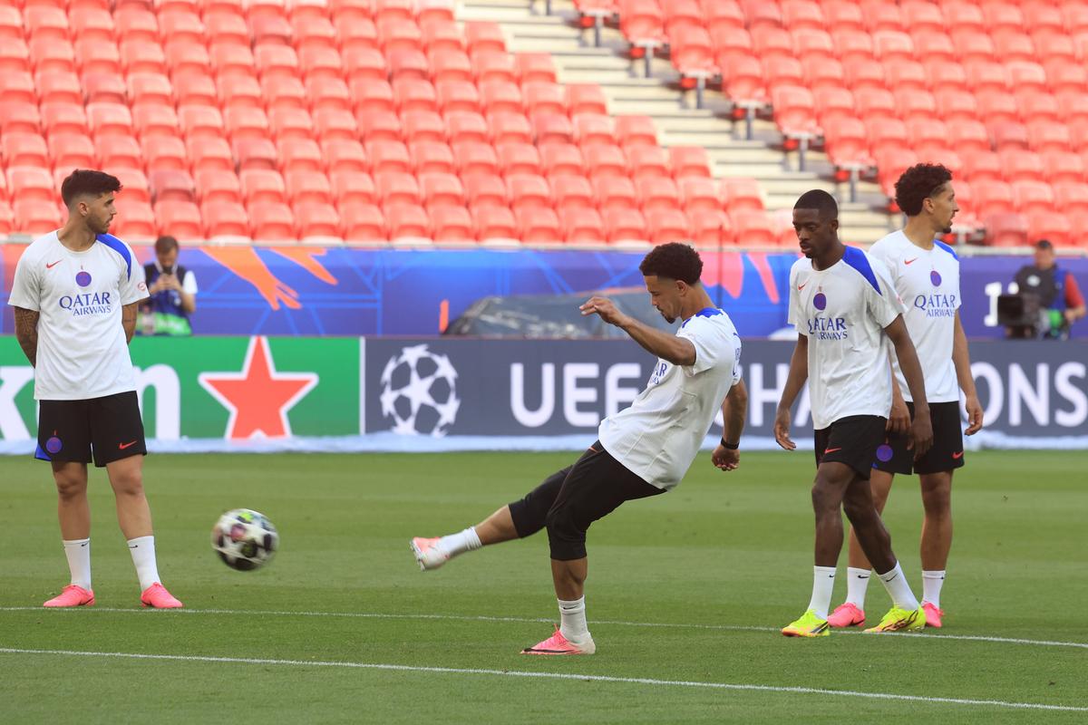 Imagini de la antrenamentul oficial al lui PSG