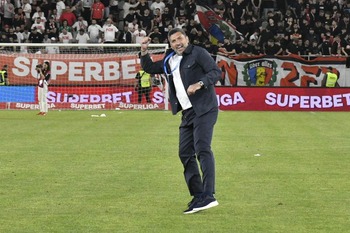 Imagini de la finalul meciului Dinamo - FCSB