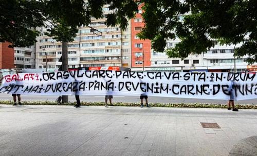 Peluza Nord Galați / Foto: Facebook