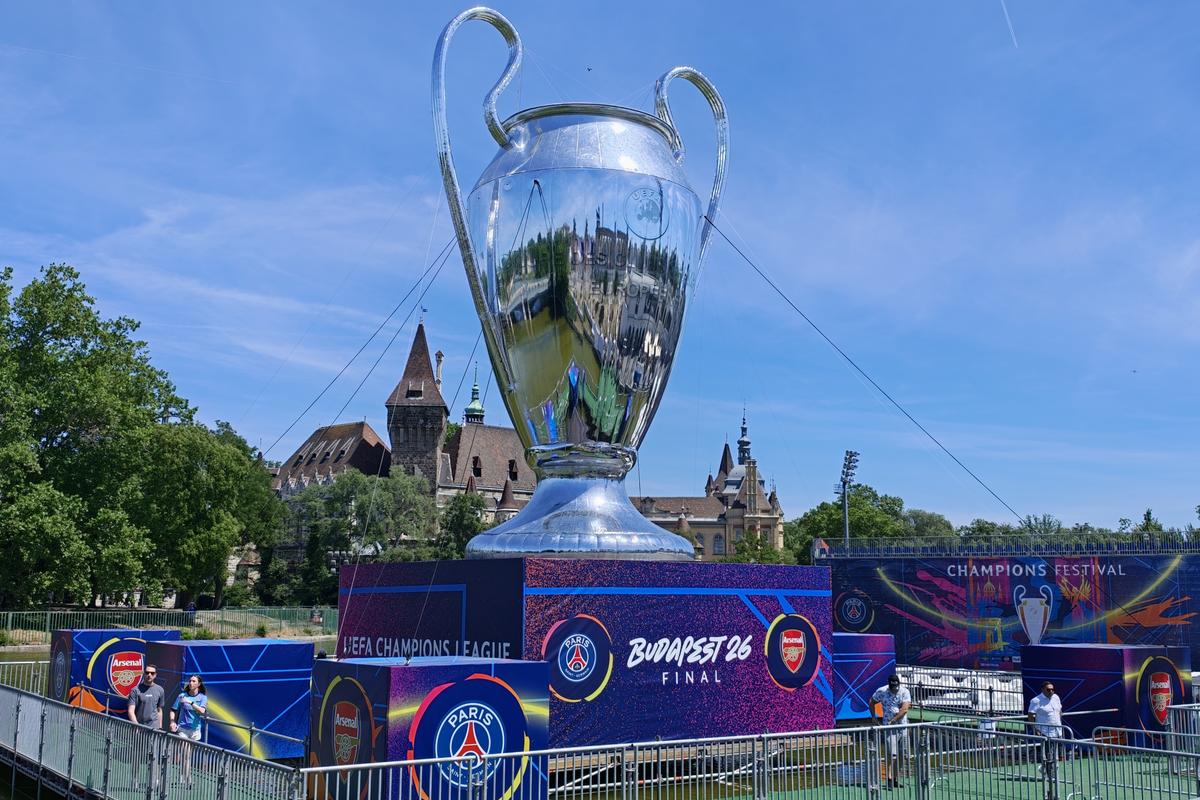 Imagini din fanzone-ul din Budapesta