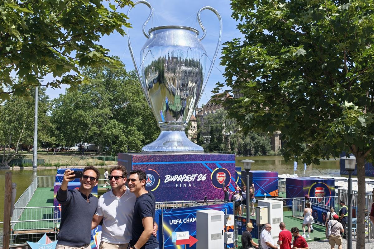 Imagini din fanzone-ul din Budapesta