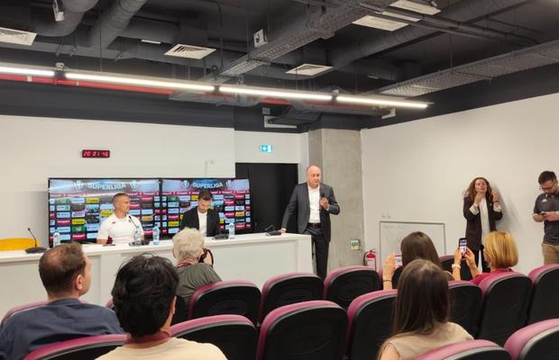 „Sunt bogat, am doi Danieli!” » Dan Șucu l-a prezentat oficial pe Pancu la Rapid, într-o seară marcată de protestul galeriei