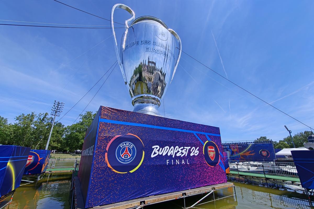Imagini din fanzone-ul din Budapesta