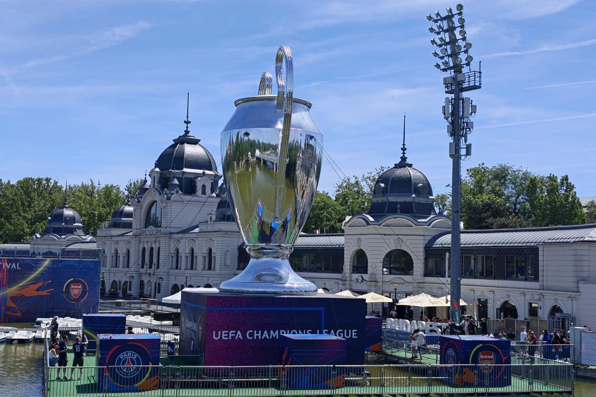 Imagini din fanzone-ul din Budapesta