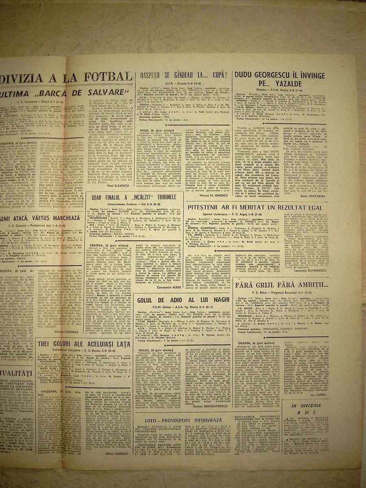 RETRO GSP. 43 de ani de când Dudu a dat 5 din 5 într-un meci. Exact câte avea nevoie pentru a doborî recordul de goluri al "Ghetei de Aur"