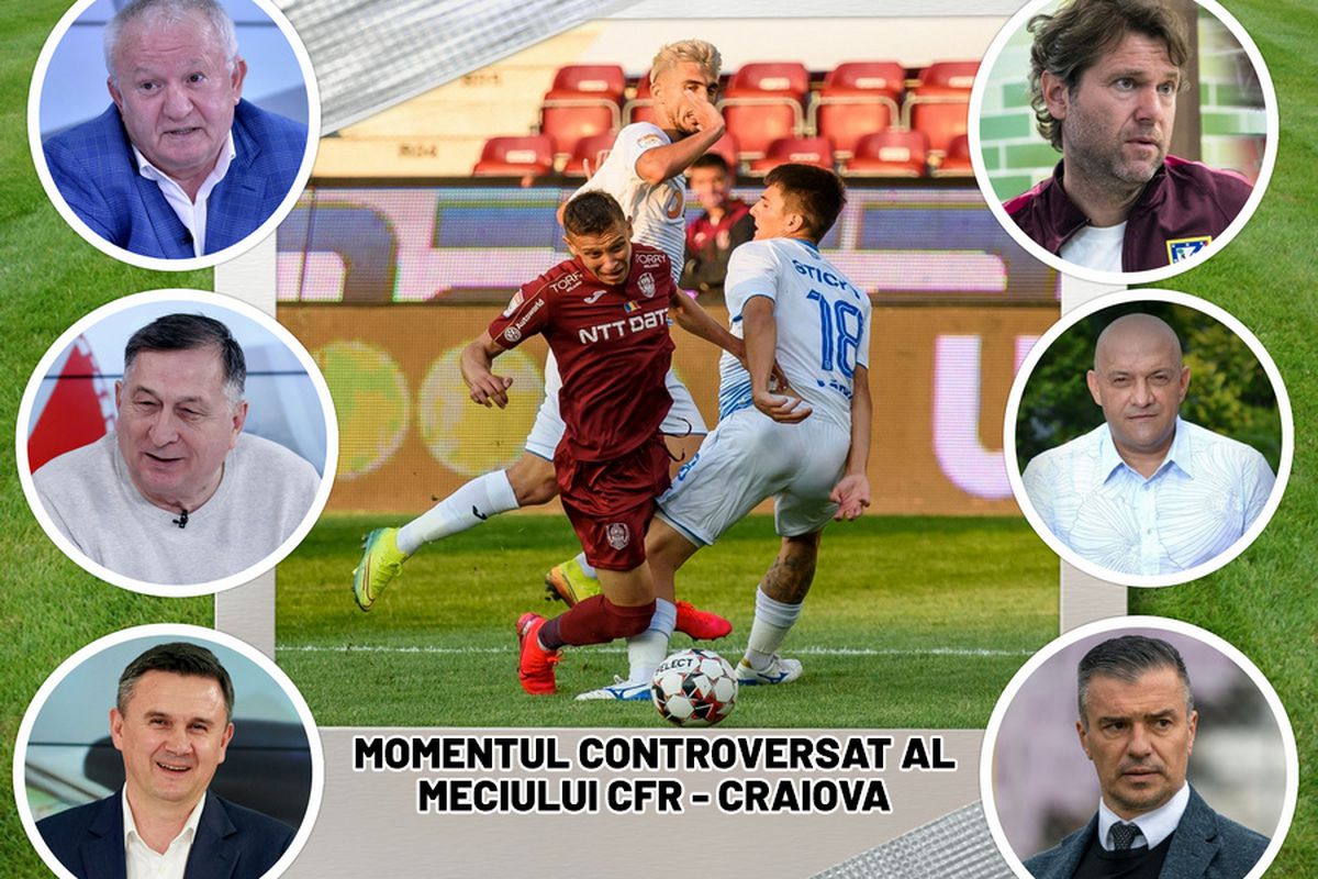Marea controversă a derby-ului care a reaprins lupta pentru titlu: a fost sau n-a fost penalty pentru CFR? 3 foști mari arbitri și 3 foști mari fotbaliști dau verdictul!