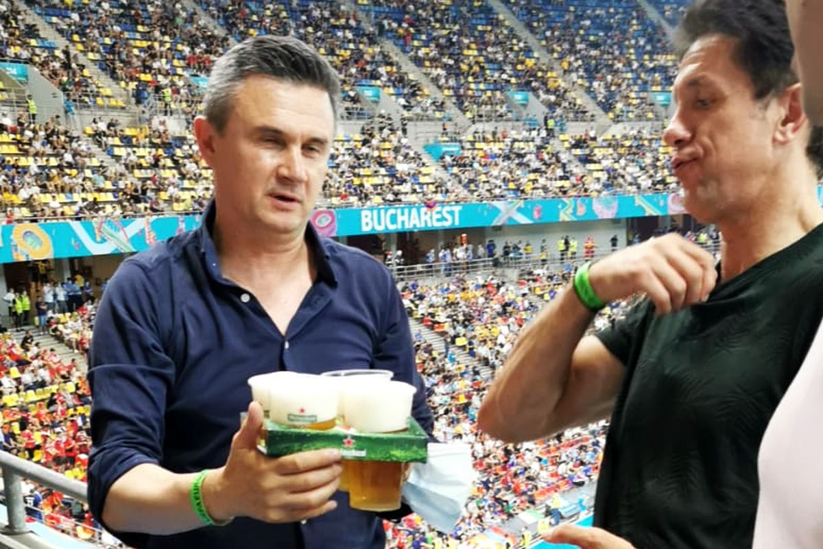 Imagini surprinse de GSP pe Arena Națională: Gică Popescu, tot la tribuna a doua și la Franța - Elveția