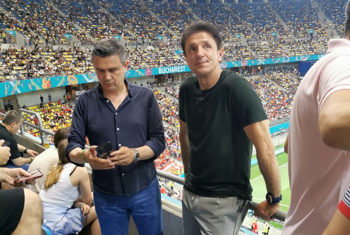 Imagini surprinse de GSP pe Arena Națională: Gică Popescu, tot la tribuna a doua și la Franța - Elveția