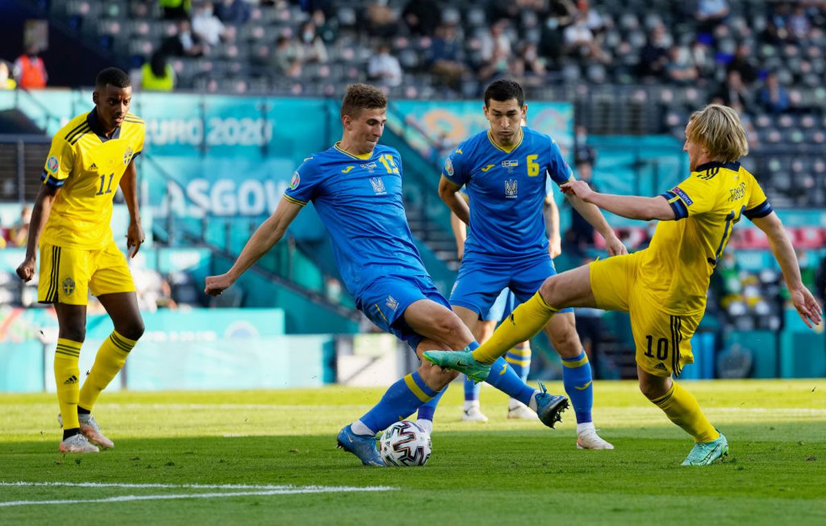 Suedia - Ucraina 1-2 după prelungiri » Știm tabloul complet al „sferturilor” Euro 2020! Meci dramatic la Glasgow