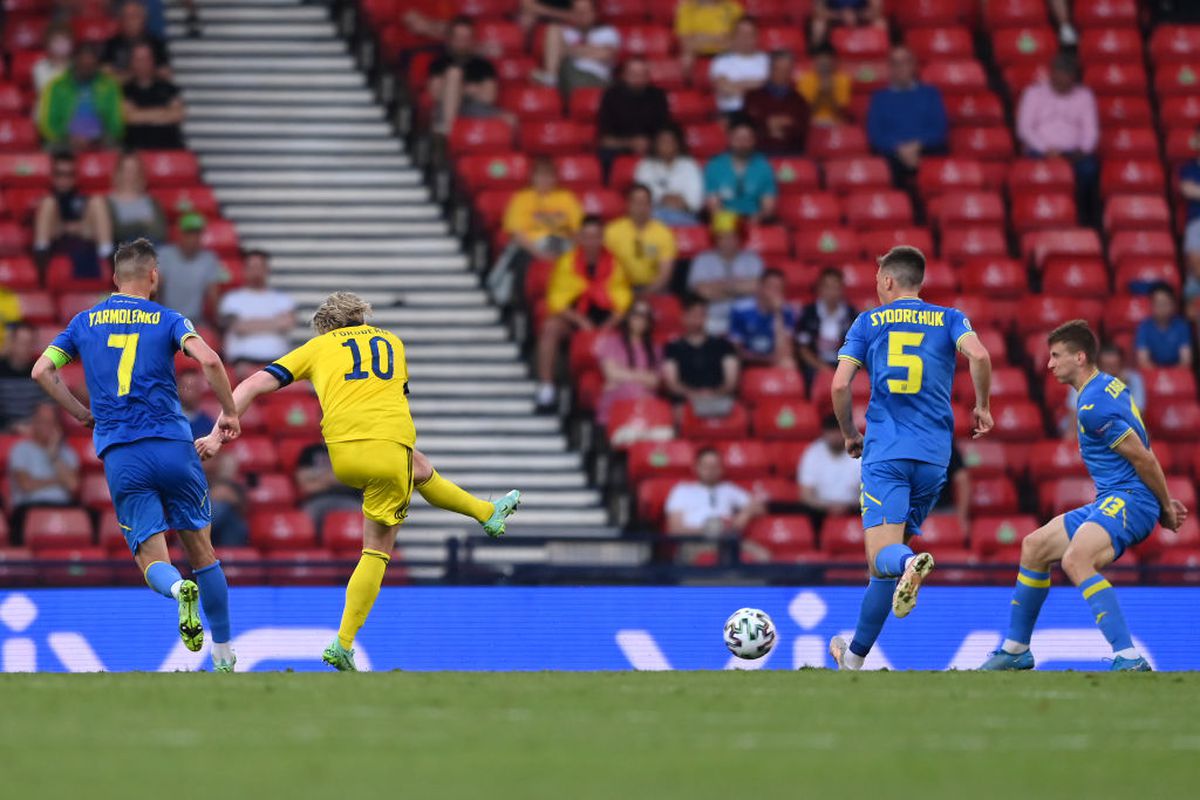 Suedia - Ucraina 1-2 după prelungiri » Știm tabloul complet al „sferturilor” Euro 2020! Meci dramatic la Glasgow