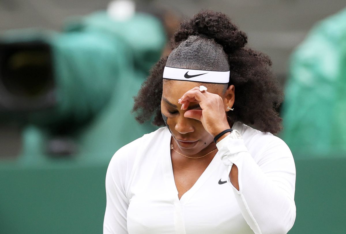 De ce a purtat Serena Williams plasturi negri pe obrazul drept în primul tur la Wimbledon 2022