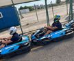 Au dat balonul de rugby pe viteză! În plină pregătire pentru Mondial, „stejarii” s-au întrecut azi la karting: „Ce încet merg” / „Nu au putere astea, suntem prea grei”