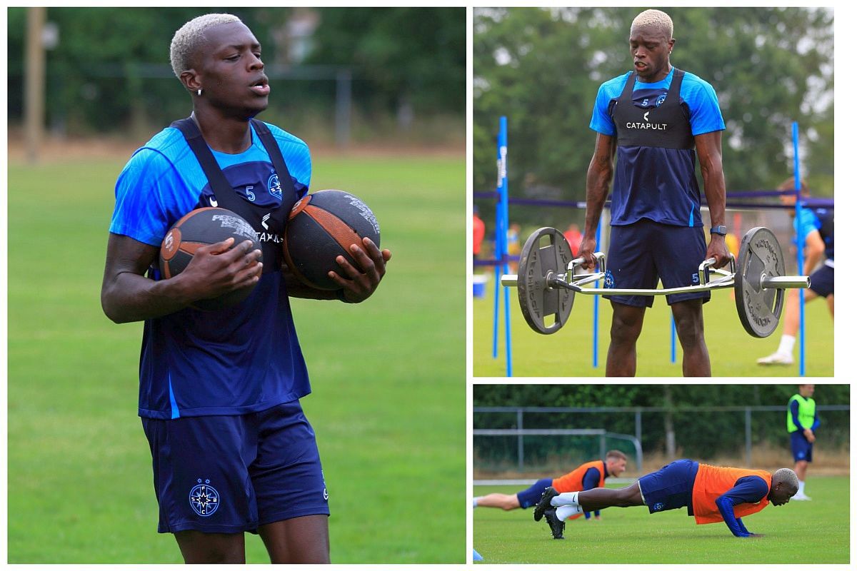 US Air Force FCSB! Cum arată un antrenament de forță marca Thomas Neubert: lui Dawa nu-i rezistă nici „săniile” de peste 40 de kg