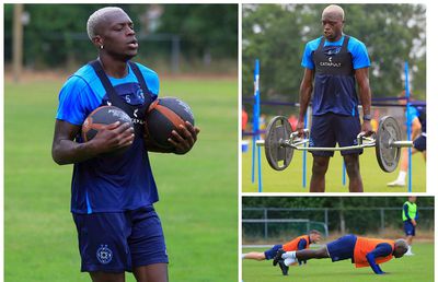 US Air Force FCSB! Cum arată un antrenament de forță marca Thomas Neubert: lui Dawa nu-i rezistă nici „săniile” de peste 40 de kg