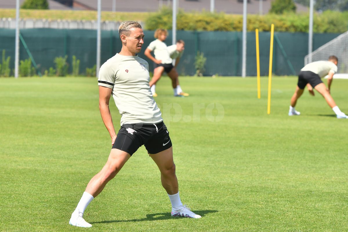 Rapidiștii asudă » Incursiune prin antrenamentele lui Mutu: cine impresionează la flotări, cum a sărbătorit Kait 25 de ani + Schimbarea „Briliantului”