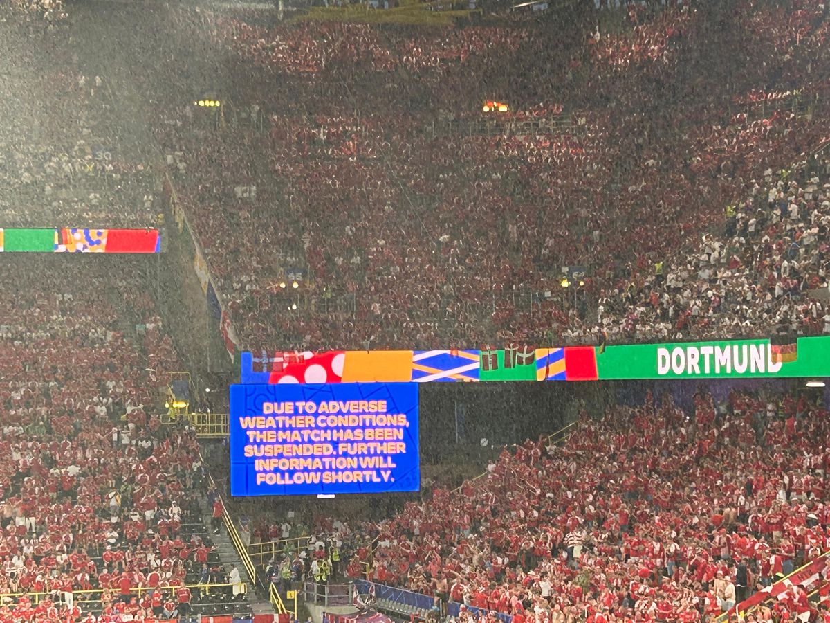 Imagini apocaliptice la Germania - Danemarca de la Euro 2024