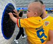 A cucerit internetul! Cel mai mic suporter român de la Euro 2024 e nepotul lui George Pușcaș