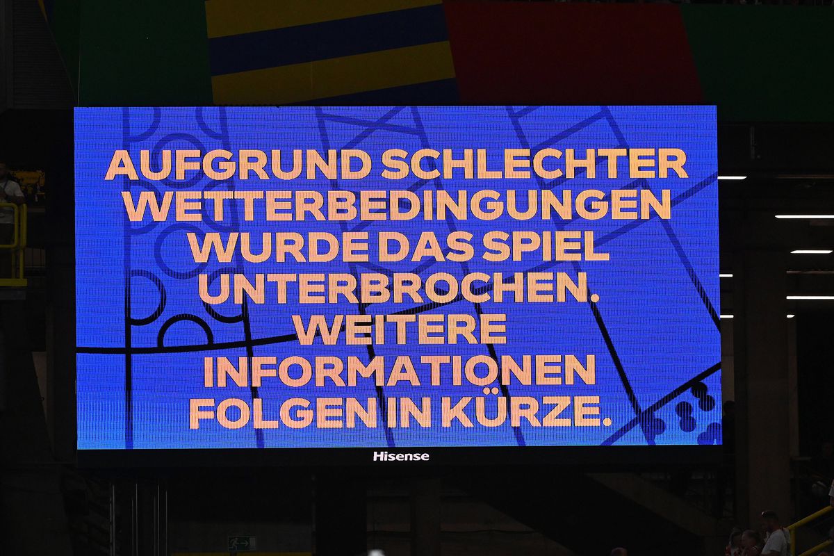 Imagini apocaliptice la Germania - Danemarca de la Euro 2024