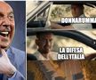 Donnarumma sus, apărarea Italiei jos. În stânga, Spalletti (demascat)  e Ventura!