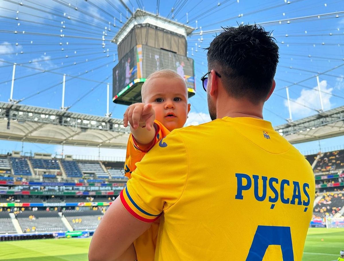 kian, nepotul lui george puscas - cel mai mic suporter de la euro
