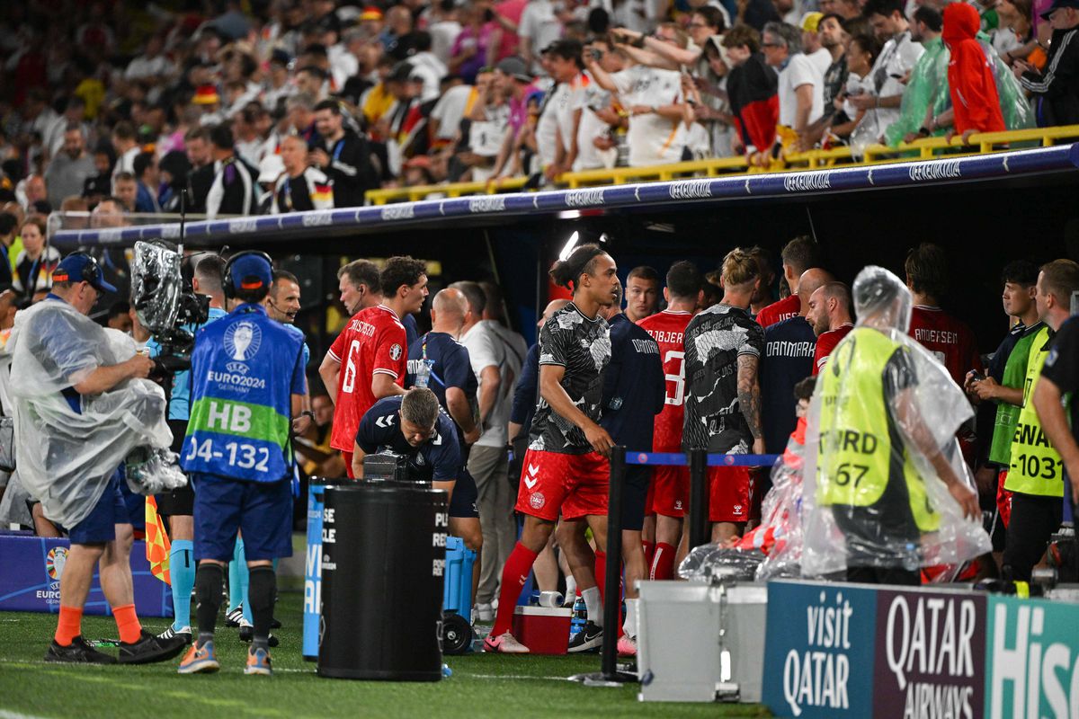 Imagini apocaliptice la Germania - Danemarca de la Euro 2024